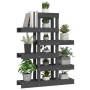 Soporte para plantas madera maciza pino gris 85x25x109,5 cm en Soportes para macetas | Comprar online en Foru.es