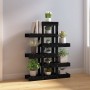Soporte para plantas madera maciza pino negro 85x25x109,5 cm en Soportes para macetas | Comprar online en Foru.es