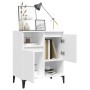 Aparador de madera contrachapada blanco 60x35x70 cm de vidaXL, Aparadores - Ref: Foro24-821148, Precio: 60,68 €, Descuento: %