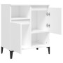 Aparador de madera contrachapada blanco 60x35x70 cm de vidaXL, Aparadores - Ref: Foro24-821148, Precio: 60,68 €, Descuento: %