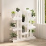 Soporte para plantas madera maciza pino blanco 104,5x25x109,5cm en Soportes para macetas | Comprar online en Foru.es