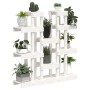 Soporte para plantas madera maciza pino blanco 104,5x25x109,5cm en Soportes para macetas | Comprar online en Foru.es