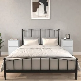 Nachttische 2 Einheiten glänzend weiß 40x35x70 cm von vidaXL, Nachttische - Ref: Foro24-819713, Preis: 87,74 €, Rabatt: %