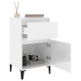 Mesitas de noche 2 unidades blanco brillante 40x35x70 cm de vidaXL, Mesitas de noche - Ref: Foro24-819713, Precio: 88,81 €, D...