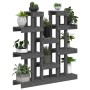 Soporte para plantas madera maciza pino gris 104,5x25x109,5 cm en Soportes para macetas | Comprar online en Foru.es