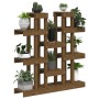 Soporte plantas madera maciza pino marrón miel 104,5x25x109,5cm en Soportes para macetas | Comprar online en Foru.es