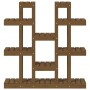 Soporte plantas madera maciza pino marrón miel 104,5x25x109,5cm en Soportes para macetas | Comprar online en Foru.es