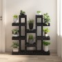 Soporte para plantas madera maciza pino negro 104,5x25x109,5 cm en Soportes para macetas | Comprar online en Foru.es
