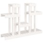 Soporte para plantas madera maciza pino blanco 104,5x25x77,5 cm en Soportes para macetas | Comprar online en Foru.es