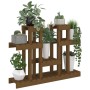Soporte para plantas madera maciza pino miel 104,5x25x77,5 cm en Soportes para macetas | Comprar online en Foru.es