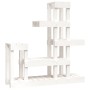 Soporte para plantas madera maciza de pino blanco 92x25x97 cm en Soportes para macetas | Comprar online en Foru.es