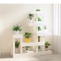 Soporte para plantas madera maciza de pino blanco 92x25x97 cm en Soportes para macetas | Comprar online en Foru.es