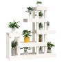 Soporte para plantas madera maciza de pino blanco 92x25x97 cm en Soportes para macetas | Comprar online en Foru.es