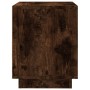 Mesita de noche madera contrachapada roble ahumado 44x35x45 cm de vidaXL, Mesitas de noche - Ref: Foro24-819846, Precio: 31,3...