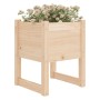 Jardinera de madera maciza de pino 40x40x52,5 cm en Macetas y jardineras | Comprar online en Foru.es