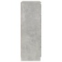 Cajonera de madera contrachapada gris hormigón 60x36x103 cm de vidaXL, Cajoneras - Ref: Foro24-823020, Precio: 108,59 €, Desc...