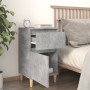 Mesitas de noche 2 uds gris hormigón 40x35x70 cm de vidaXL, Mesitas de noche - Ref: Foro24-819701, Precio: 77,26 €, Descuento: %