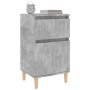 Mesitas de noche 2 uds gris hormigón 40x35x70 cm de vidaXL, Mesitas de noche - Ref: Foro24-819701, Precio: 77,26 €, Descuento: %