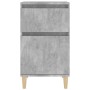 Mesitas de noche 2 uds gris hormigón 40x35x70 cm de vidaXL, Mesitas de noche - Ref: Foro24-819701, Precio: 77,26 €, Descuento: %
