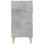 Mesitas de noche 2 uds gris hormigón 40x35x70 cm de vidaXL, Mesitas de noche - Ref: Foro24-819701, Precio: 77,26 €, Descuento: %