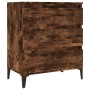 Aparador madera contrachapada color roble ahumado 60x35x70 cm de vidaXL, Aparadores - Ref: Foro24-823053, Precio: 57,95 €, De...