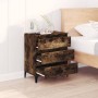 Aparador madera contrachapada color roble ahumado 60x35x70 cm de vidaXL, Aparadores - Ref: Foro24-823053, Precio: 57,95 €, De...