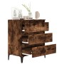 Aparador madera contrachapada color roble ahumado 60x35x70 cm de vidaXL, Aparadores - Ref: Foro24-823053, Precio: 57,95 €, De...