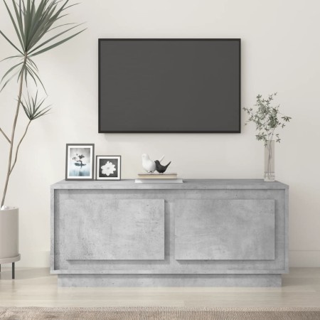 Mesa de centro madera contrachapada gris hormigón 102x50x44 cm de vidaXL, Mesas de centro - Ref: Foro24-819880, Precio: 65,03...