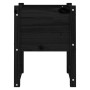 Jardinera 2 unidades madera maciza de pino negro 40x40x52,5 cm en Macetas y jardineras | Comprar online en Foru.es