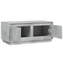 Mesa de centro madera contrachapada gris hormigón 102x50x44 cm de vidaXL, Mesas de centro - Ref: Foro24-819880, Precio: 65,03...