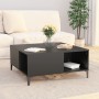 Mesa de centro madera contrachapada negro 80x80x36,5 cm de vidaXL, Mesas de centro - Ref: Foro24-821101, Precio: 74,11 €, Des...