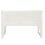 Jardinera madera maciza de pino blanco 78x40x52 cm en Macetas y jardineras | Comprar online en Foru.es