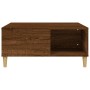 Mesa de centro madera contrachapada roble marrón 80x80x36,5 cm de vidaXL, Mesas de centro - Ref: Foro24-821099, Precio: 47,84...