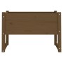 Jardinera madera maciza de pino marrón miel 78x40x52 cm en Macetas y jardineras | Comprar online en Foru.es
