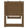 Jardinera madera maciza de pino marrón miel 78x40x52 cm en Macetas y jardineras | Comprar online en Foru.es