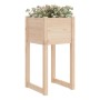 Jardinera 2 unidades madera maciza de pino 40x40x81 cm en Macetas y jardineras | Comprar online en Foru.es