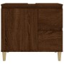 Armario de baño madera contrachapada marrón roble 65x33x60 cm de vidaXL, Muebles de baño - Ref: Foro24-819827, Precio: 69,50 ...