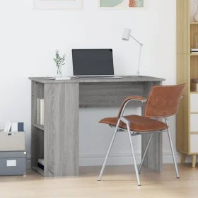 Escritorio de madera contrachapada gris Sonoma 100x55x75 cm de vidaXL, Escritorios - Ref: Foro24-823030, Precio: 64,76 €, Des...