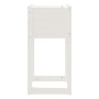 Jardinera madera maciza de pino blanco 40x40x81 cm en Macetas y jardineras | Comprar online en Foru.es