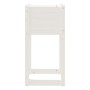Jardinera 2 unidades madera maciza de pino blanco 40x40x81 cm en Macetas y jardineras | Comprar online en Foru.es