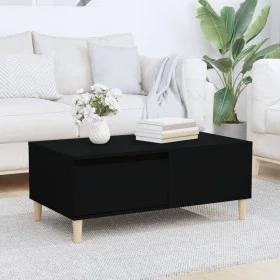 Mesa de centro madera contrachapada negro 90x50x36,5 cm de vidaXL, Mesas de centro - Ref: Foro24-821109, Precio: 47,69 €, Des...