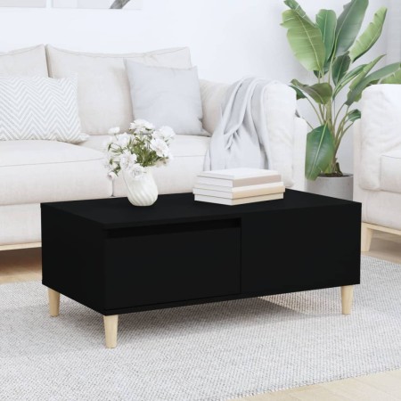 Mesa de centro madera contrachapada negro 90x50x36,5 cm de vidaXL, Mesas de centro - Ref: Foro24-821109, Precio: 47,89 €, Des...