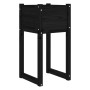 Jardinera 2 unidades madera maciza de pino negro 40x40x81 cm en Macetas y jardineras | Comprar online en Foru.es