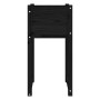 Jardinera 2 unidades madera maciza de pino negro 40x40x81 cm en Macetas y jardineras | Comprar online en Foru.es