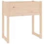 Jardinera de madera maciza de pino 78x40x81 cm en Macetas y jardineras | Comprar online en Foru.es