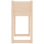Jardinera de madera maciza de pino 78x40x81 cm en Macetas y jardineras | Comprar online en Foru.es