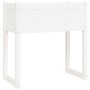 Jardinera madera maciza de pino blanco 78x40x81 cm en Macetas y jardineras | Comprar online en Foru.es