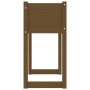 Jardinera madera maciza de pino marrón miel 78x40x81 cm en Macetas y jardineras | Comprar online en Foru.es