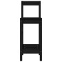 Taburetes altos 2 uds madera maciza pino negro 40x41,5x112 cm en Sillas de comedor | Comprar online en Foru.es