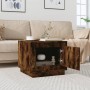 Mesa de centro madera contrachapada roble ahumado 51x50x44 cm de vidaXL, Mesas de centro - Ref: Foro24-819873, Precio: 50,57 ...